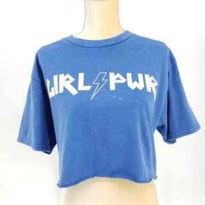 Say What? | Girl Pwr Cropped Tee shirt NWT